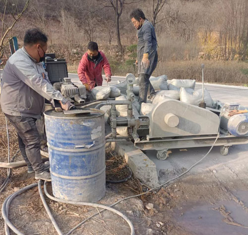 鸡东路面下沉注浆